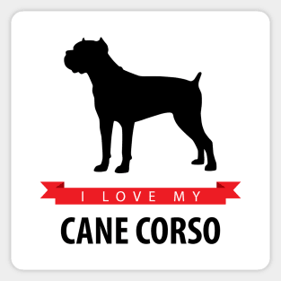 I Love My Cane Corso Sticker